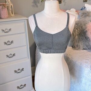 Sports Bra Gray XS Criss Cross Back